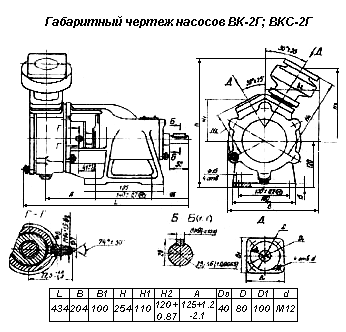 Схема ВК 4/28А(Б)-2Г